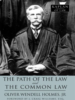 cover image of The Path of the Law and the Common Law